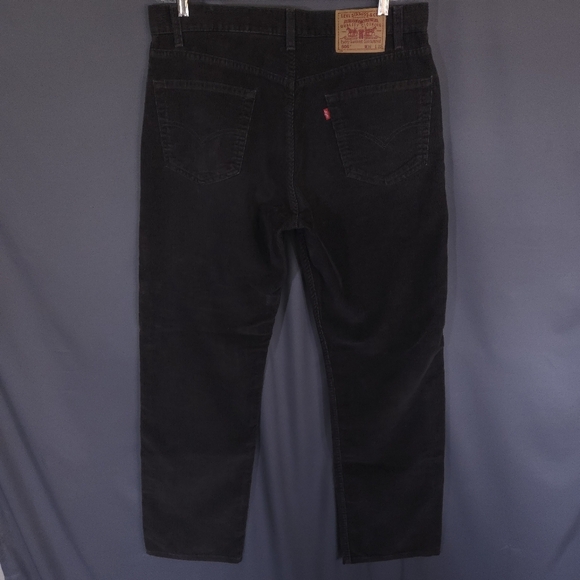 Levi's 505 Corduroy Pants Regular Fit Straight Leg Brown Mens Size 36x32 90s Y2K - Picture 5 of 8